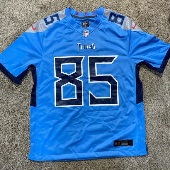 Titans Jersey Chig Okonkwo Nike NFL Licensed Blue Size large - Picture 1 of 6
